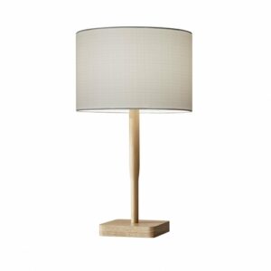 Cozy Cabin Natural Wood Table Lamp