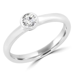Majesty Diamonds MDR170061-3.25 0.25 CT Round Diamond Promise Solitair