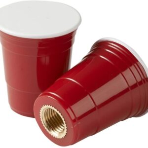 Red Cup Living Tire Valve Caps - Set of 2