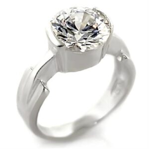 32125 High-Polished 925 Sterling Silver Ring with