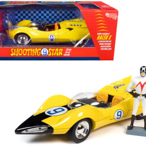 Shooting Star #9 Yellow and Racer X Figurine Speed Racer" Anime