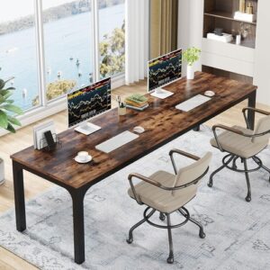78 Inch Extra Long Two Person Computer Desk For Home Office