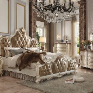 74inches X 89inches X 78inches PU Antique Pearl Wood Poly Resin