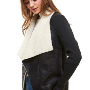 Sherpa Drape collar Jacket